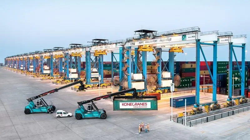 Konecranes will supply an automated stacking crane system for the second stage of the building of KPCT Photo: Konecranes