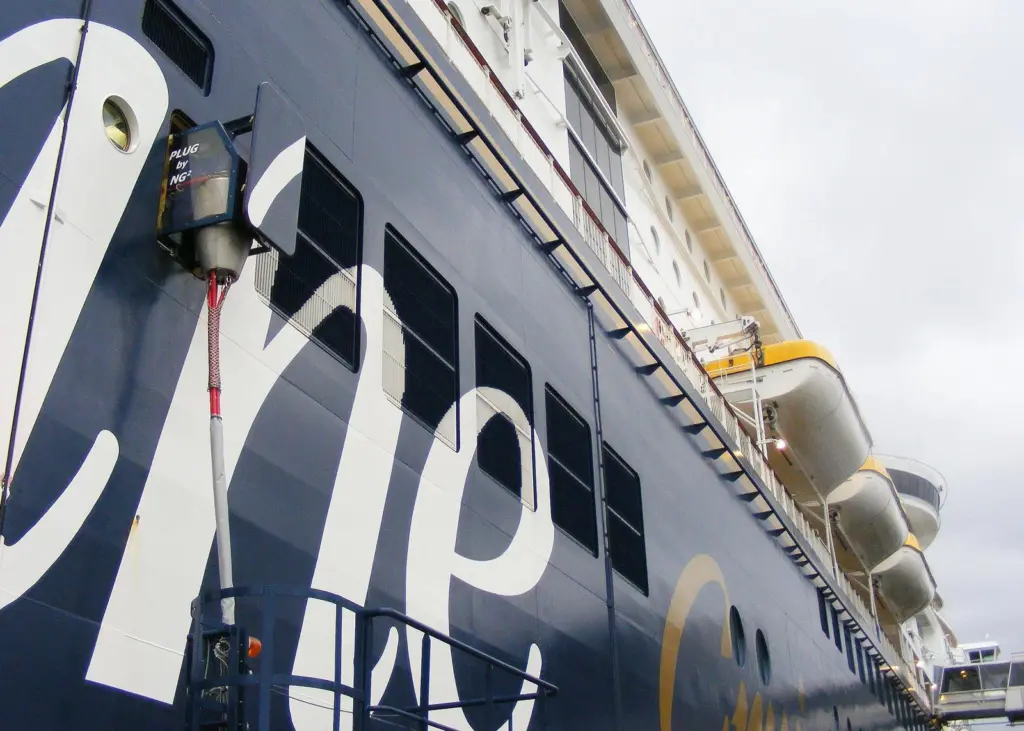Kiel wants to provide half of all ship calls with onshore power in future Photo: Port of Kiel