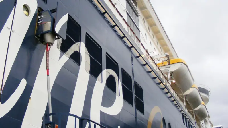 Kiel wants to provide half of all ship calls with onshore power in future Photo: Port of Kiel