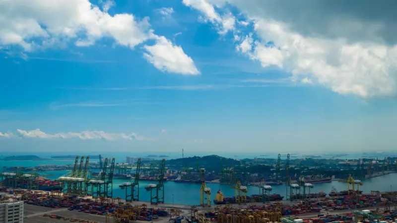 Singapore has maintained its position as a global port hub despite rising ship sizes. Credit: Anton Glovatskiy