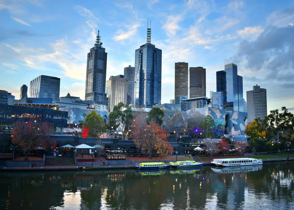 The latest year’s figures included data from the new Victoria International Container Terminal operation in Melbourne for the first time (image is of Melbourne) Photo: justalf/Pixabay/CC0 Creative Commons