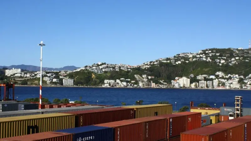 The port is to now demolish the former Bank of New Zealand building (image is of CentrePort Wellington in 2009) Photo: Maritime Union of New Zealand/flickr/CC BY 2.0