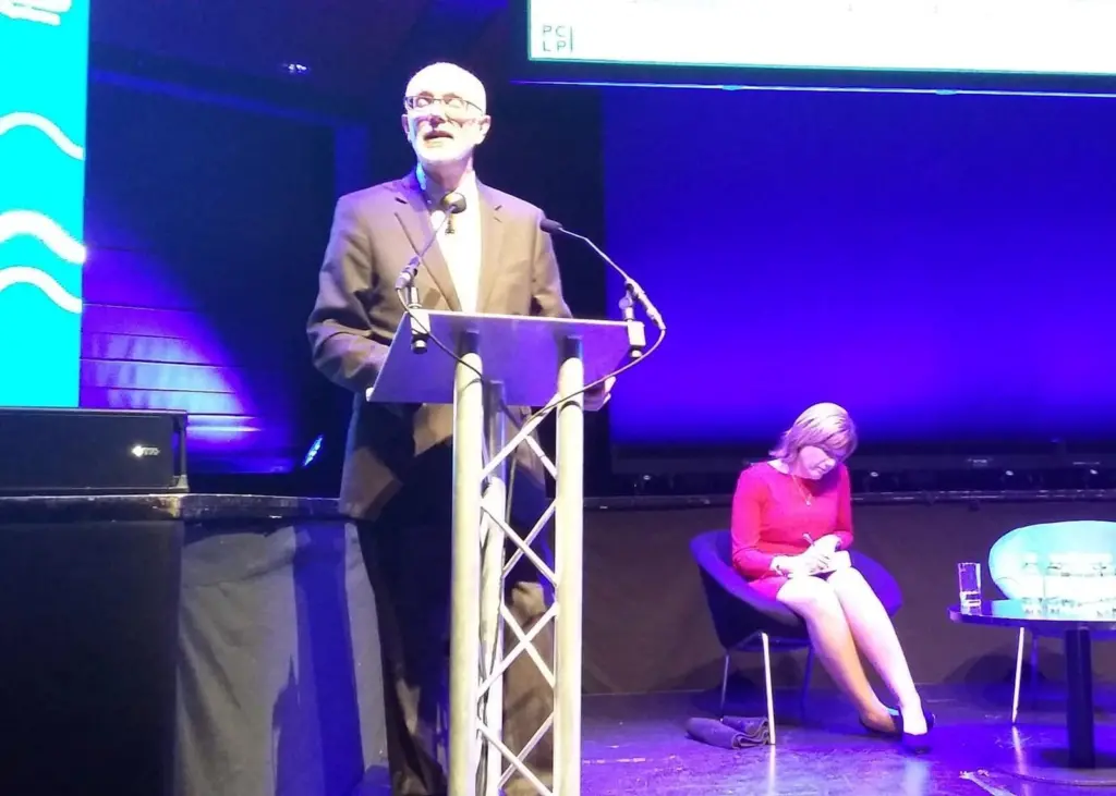 Mr Taylor speaking at the British Ports Association Conference 2018