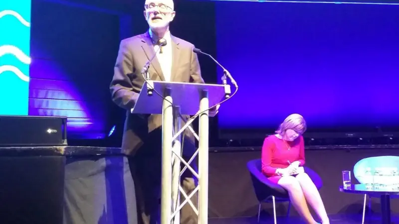 Mr Taylor speaking at the British Ports Association Conference 2018