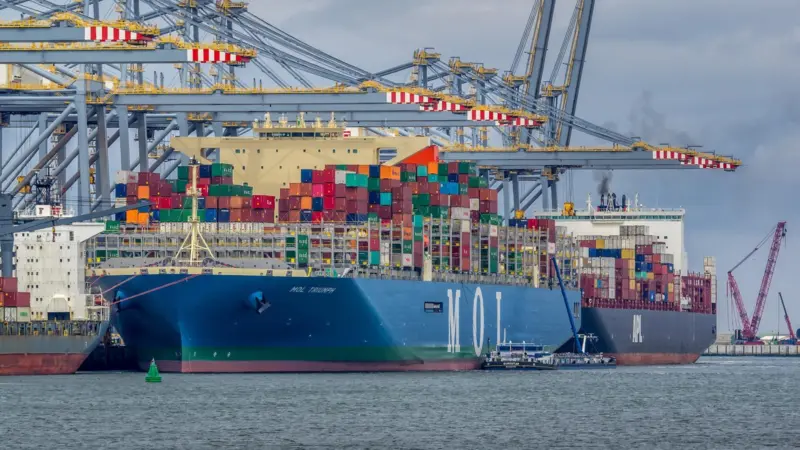 Mega ships and alliances bring benefits as well as challenges. Credit: Frans Berkelaar, CC BY-ND 2.0