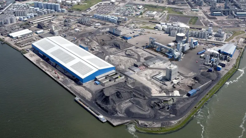REKO’s site in the port of Rotterdam