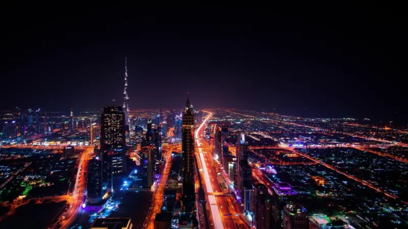 Khalifa Port is located halfway between Dubai (pictured) and Abu Dhabi Photo: bulletrain743/Pixabay/CC0 Creative Commons