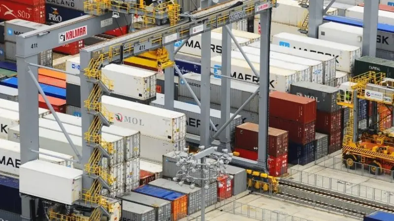 Kalmar automated stacking cranes