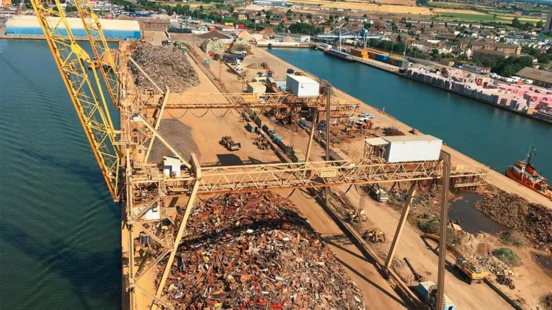 EMR undertakes recycling operations at Tilbury, UK. Credit: EMR/Tilbury