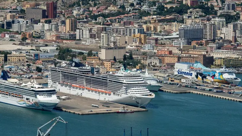 The Port of Cagliari, Sardinia