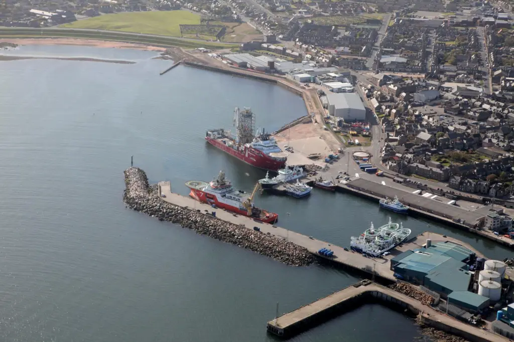 Up to 16m tonnes of CO2 a year could be imported through Peterhead. Credit: Peterhead Port Authority