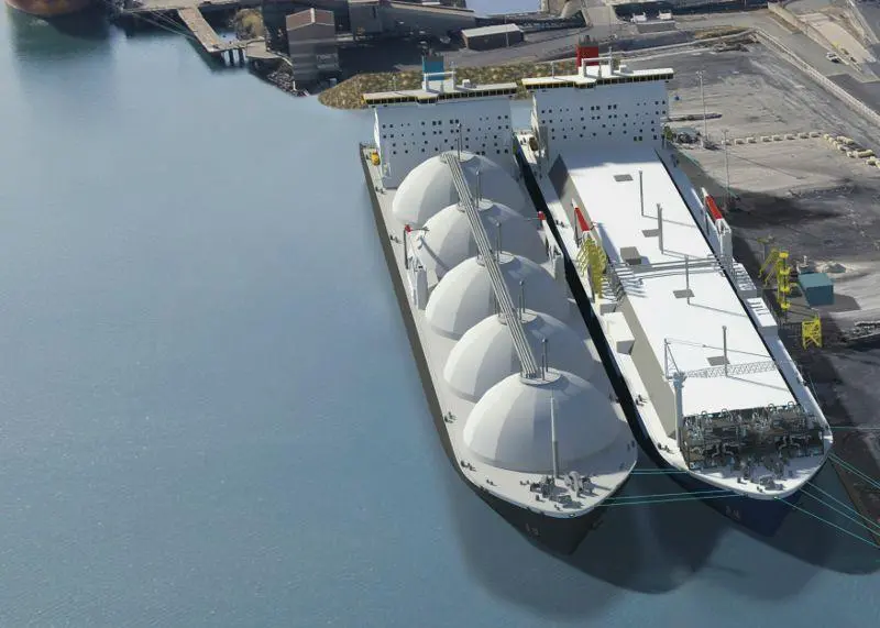 Port Kembla LNG import terminal