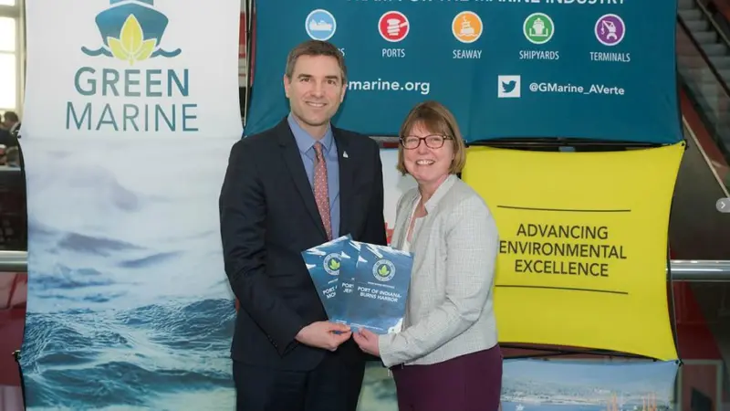 The Ports of Indiana has been awarded Green Marine certification Photo: Ports of Indiana