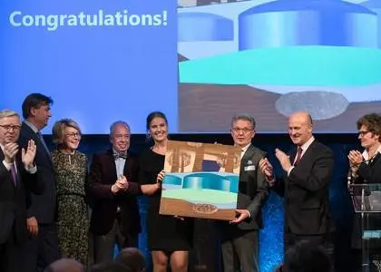 The Port of Rotterdam winning the 2018 Espo Award Photo: ESPO