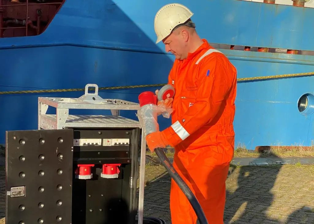 Rotterdam is trialling the supply of electricity to small sea-going vessels Photo: Wilson