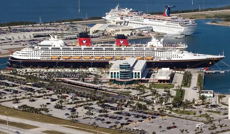Port Canaveral has geared up to home the first fully LNG powered cruise ship in North America this year Photo: FPC
