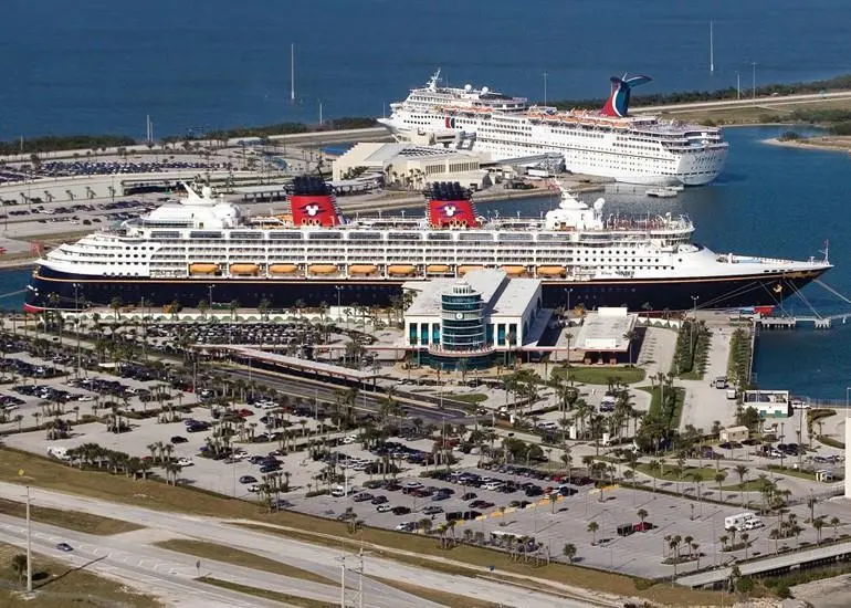 Port Canaveral has geared up to home the first fully LNG powered cruise ship in North America this year Photo: FPC