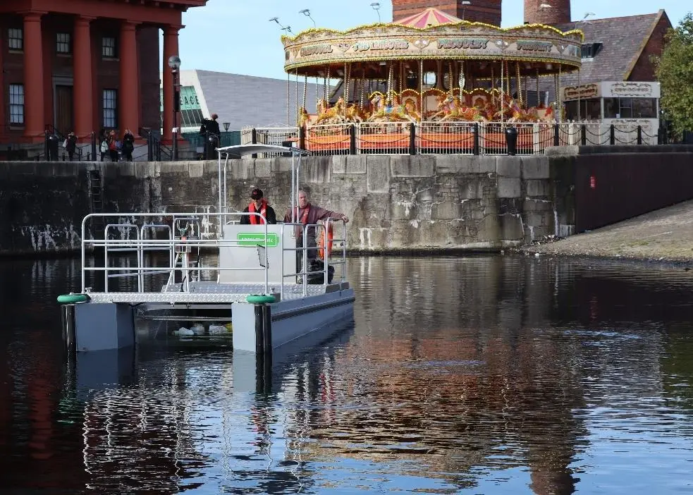 Versi-Cat’s main function is retrieving plastic litter, debris and aquatic vegetation Photo: Water Witch