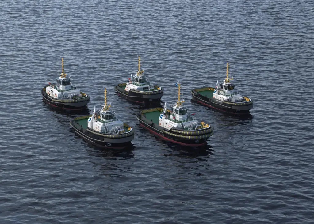 An artist’s 3D impression of Damen’s Next Generation series which will capture design enhancements.