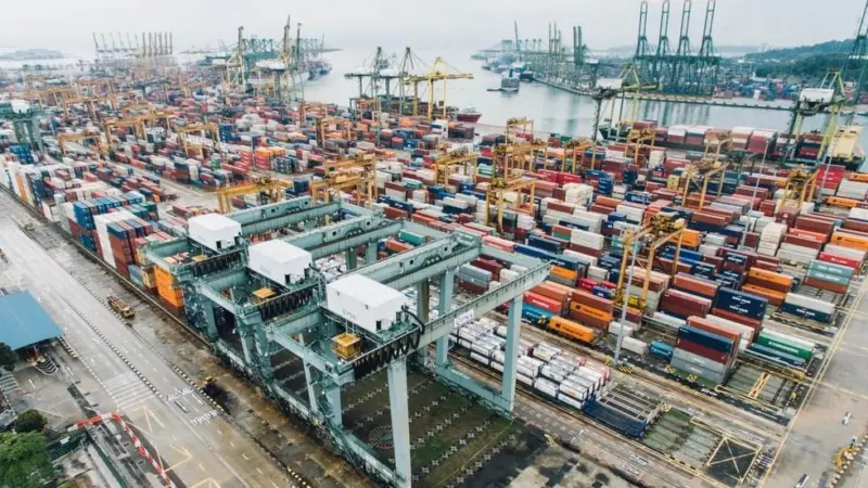 coronavirus container slowdown