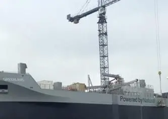 LNG-fuelled 'MV Greenland'