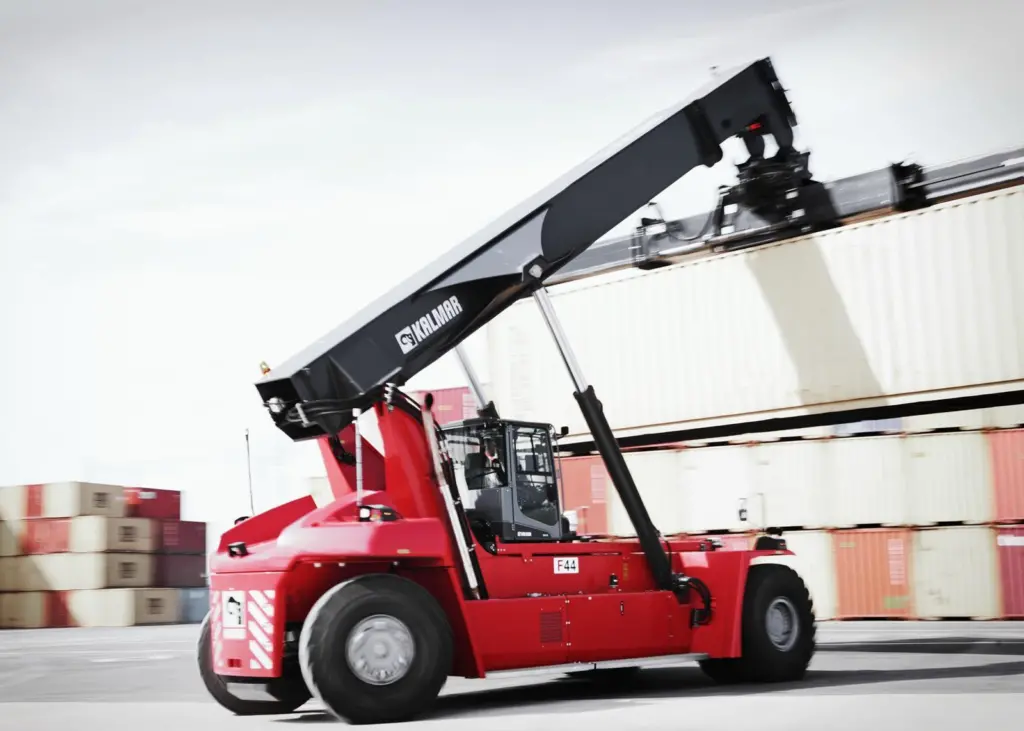 The reachstackers will be fitted with engines that meet EU Stage V emission standards Photo: Kalmar