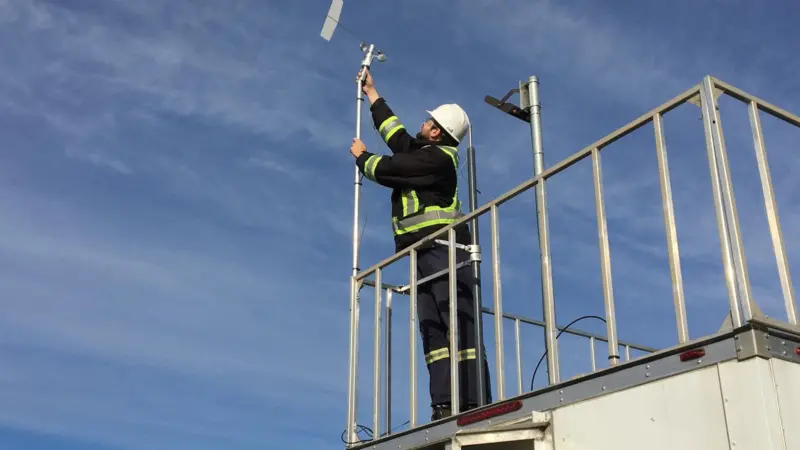 One of Quebec's air quality stations Photo: QPA
