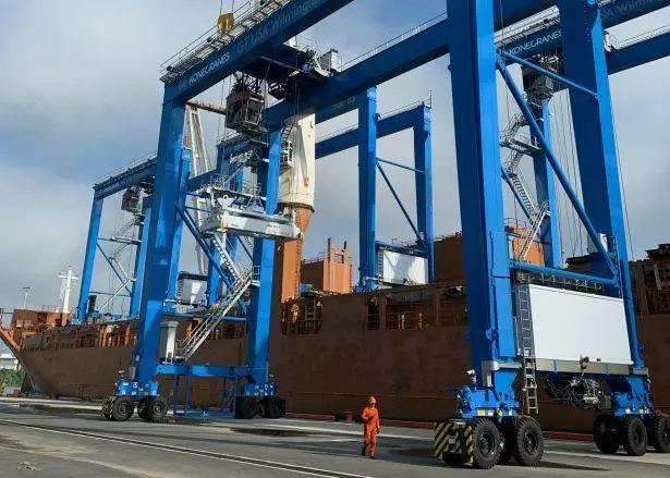electric RTG crane