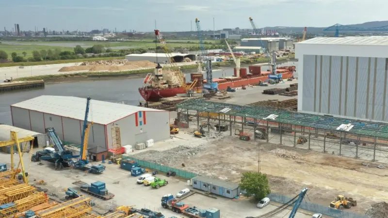 Construction of the new alternative fuel plant has already begun Photo: AV Dawson