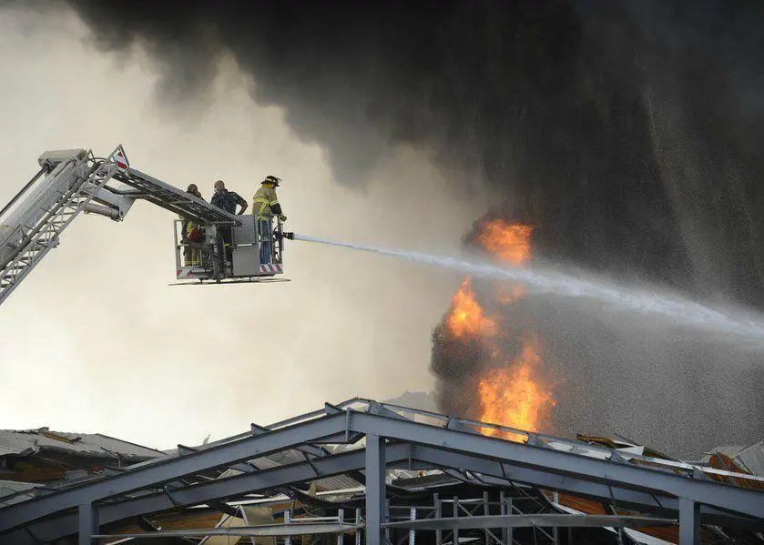 fire at Port of Beirut