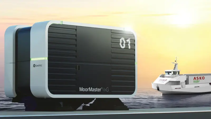 MoorMaster NxG enables mooring in as little as 30 seconds Photo: Cavotec
