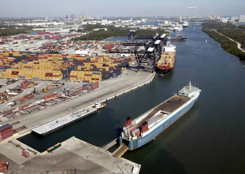 Port Everglades consistently integrates the environmental, social and economic dimensions of sustainability Photo: Broward County’s Port Everglades