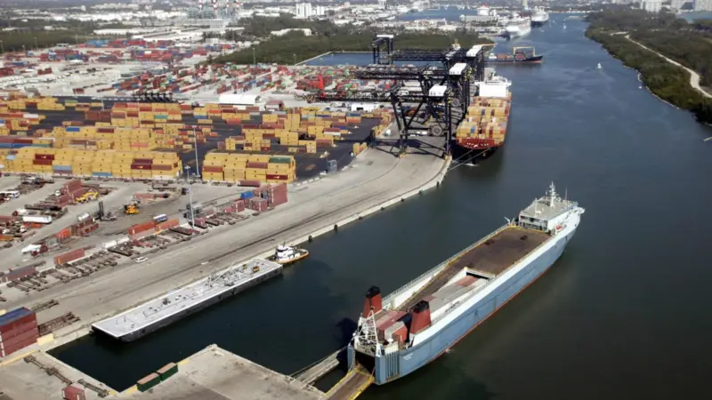 Port Everglades consistently integrates the environmental, social and economic dimensions of sustainability Photo: Broward County’s Port Everglades