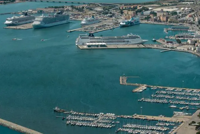 Cagliari historic port
