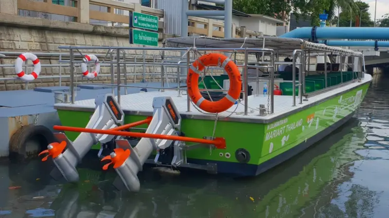 Bangkok’s water taxis are emission-free Photo: Torqeedo