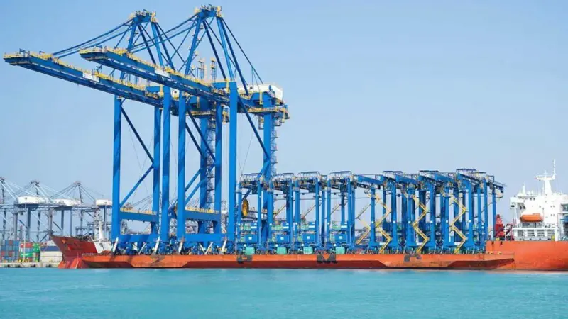 New cranes will improve the environmental credentials of Jeddah Port Photo: RSGT