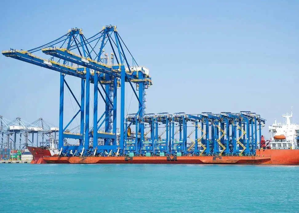 New cranes will improve the environmental credentials of Jeddah Port Photo: RSGT