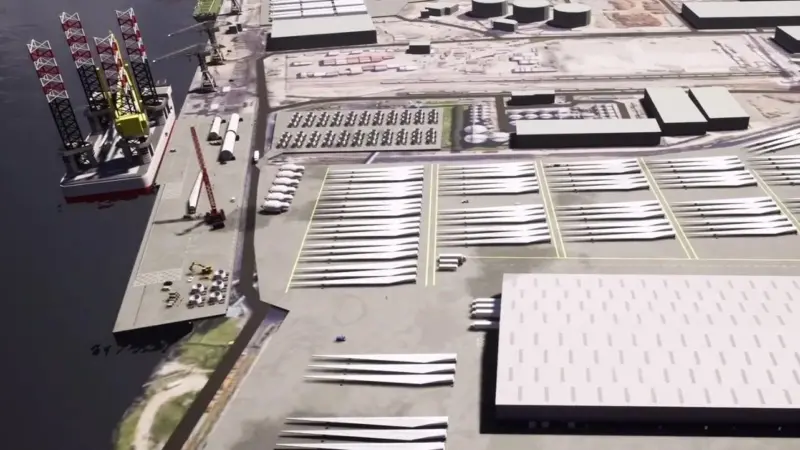 The port is working through an innovative asset electrification programme Photo: Port of Tyne