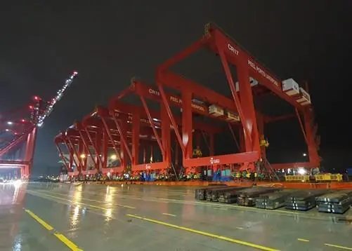 These latest batches of CRMG cranes harbour energy efficiency considerations for the future Photo: Peel Ports