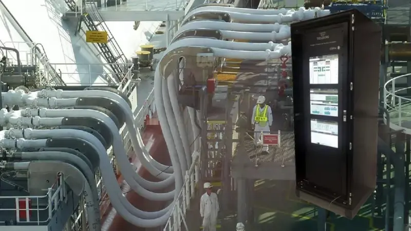 Trelleborg has been designing, building and installing industry leading Ship-Shore Links (SSL) with integrated ESD systems for nearly 20 year Photo: Trelleborg