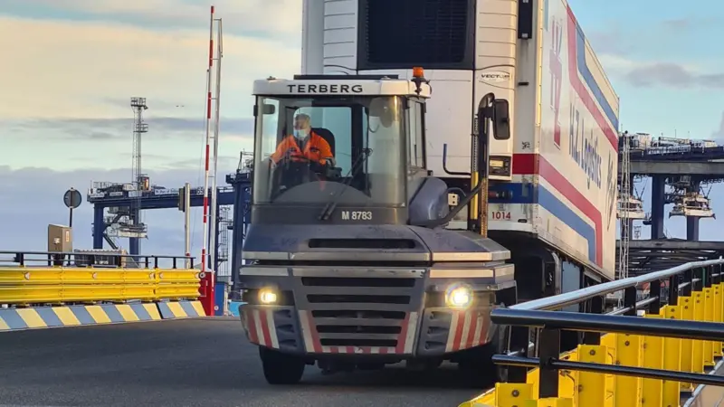 ro-ro operations at Felixstowe