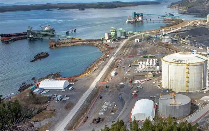 Port Prince Rupert in Canada has had a cargo volume spike driven largely by propane and other bulk exports Photo: Port Prince Rupert/Twitter