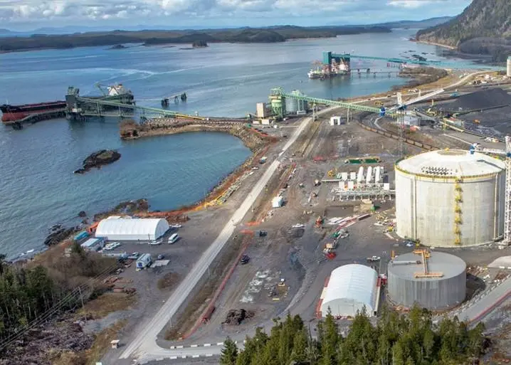 Port Prince Rupert in Canada has had a cargo volume spike driven largely by propane and other bulk exports Photo: Port Prince Rupert/Twitter