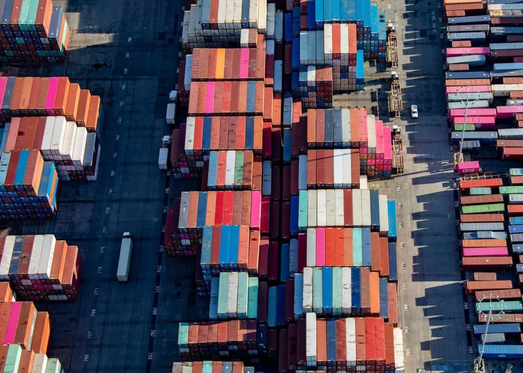 containers at the Port of LA