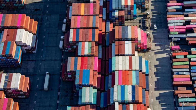 containers at the Port of LA