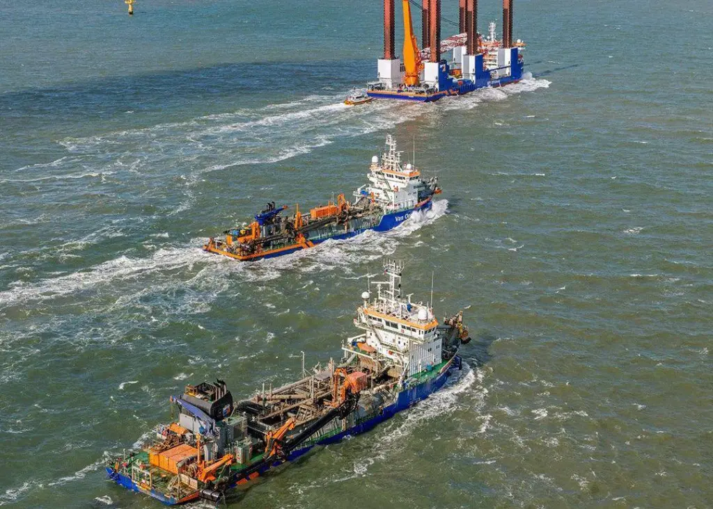 Van Oord dredgers