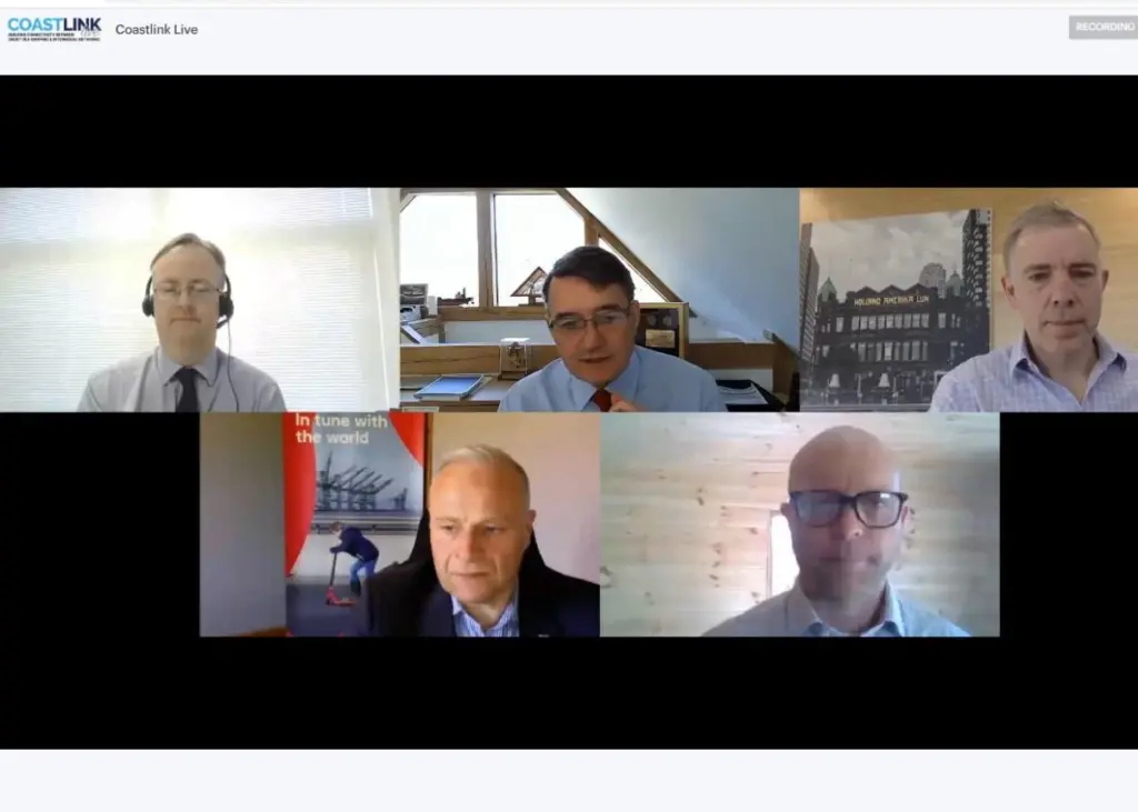 Short sea shipping and regional ports have a bright future say the Coastlink LIVE panellists