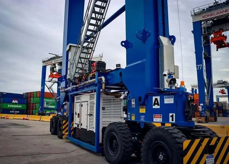 The move to hybrid power is part of South Caroline Ports’ investment in equipment that brings environmental benefits Photo: Konecranes