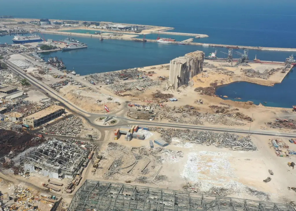 Port of Beirut post-explosion