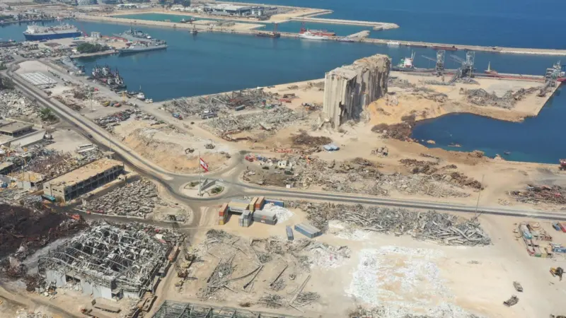 Port of Beirut post-explosion
